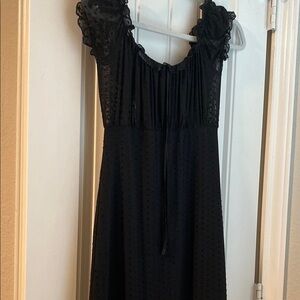 Elegant Black Lace Dress